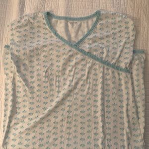 Garnet Hill lightweight cotton nightgown M